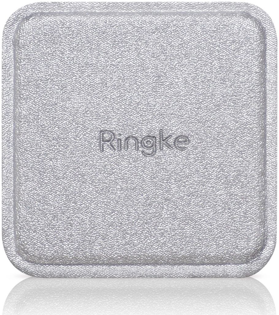 Ringke Metalen Plaatje voor magnetische houders - 2 Stuks Zilver afbeelding 2