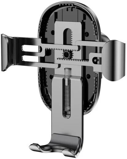 Baseus Gravity Ventilatie Telefoonhouder met Draadloos Opladen Zwart afbeelding 3