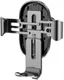 Baseus Gravity Ventilatie Telefoonhouder met Draadloos Opladen Zwart afbeelding 3