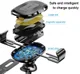 Baseus Gravity Ventilatie Telefoonhouder met Draadloos Opladen Zwart afbeelding 5