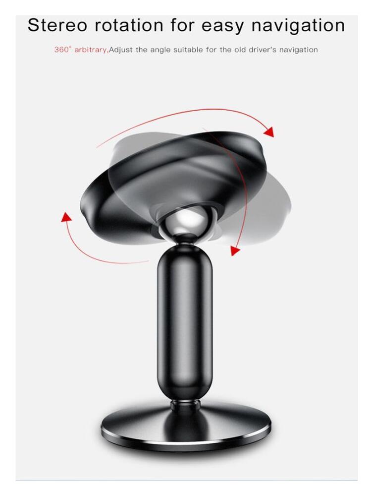 Baseus Magnetische Dashboard Telefoonhouder Auto Zwart afbeelding 13