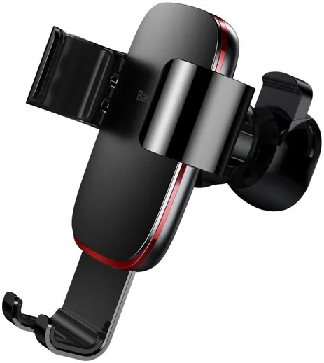Baseus Metal Age Gravity Ventilatierooster Telefoonhouder Zwart afbeelding 11
