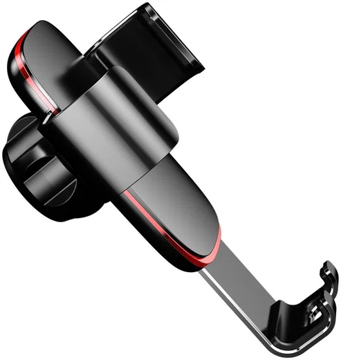 Baseus Metal Age Gravity Ventilatierooster Telefoonhouder Zwart afbeelding 13
