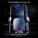 Baseus Metal Age Gravity Ventilatierooster Telefoonhouder Zwart afbeelding 5
