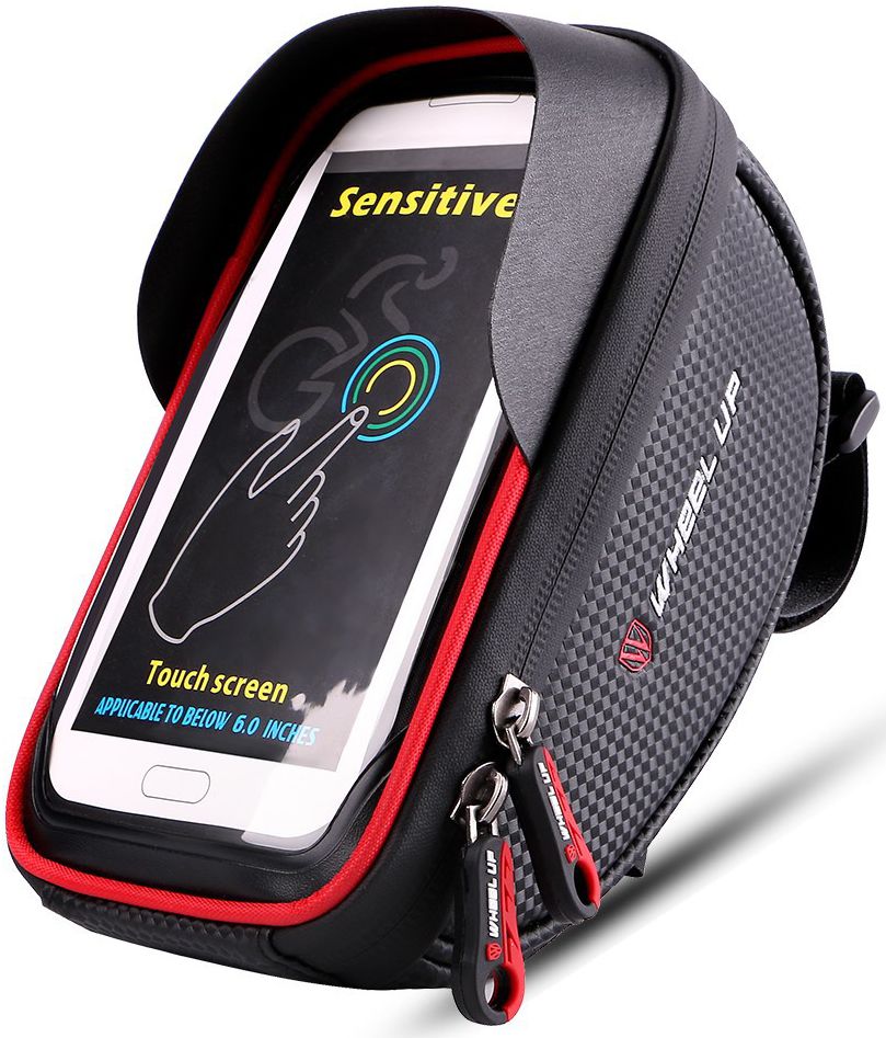 Universele Spatwaterdichte Telefoonhouder Fiets voor Smartphone Rood afbeelding 1