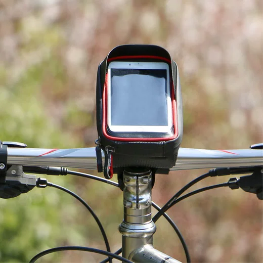 Universele Spatwaterdichte Telefoonhouder Fiets voor Smartphone Rood afbeelding 10