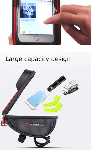 Universele Spatwaterdichte Telefoonhouder Fiets voor Smartphone Rood afbeelding 16