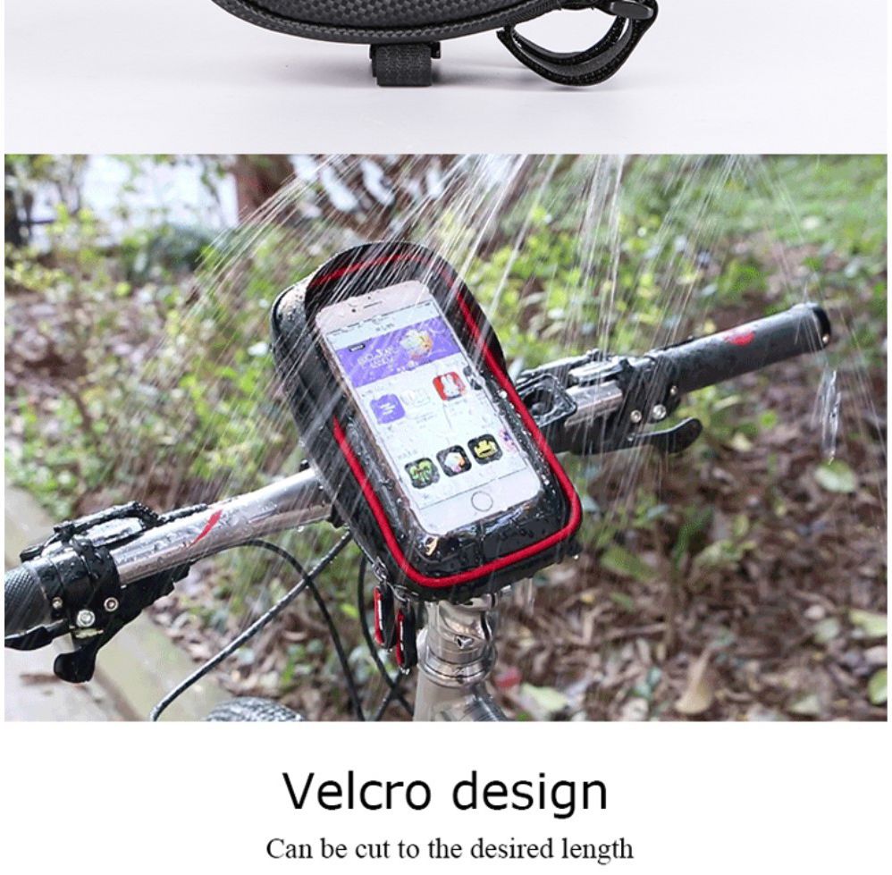Universele Spatwaterdichte Telefoonhouder Fiets voor Smartphone Rood afbeelding 19