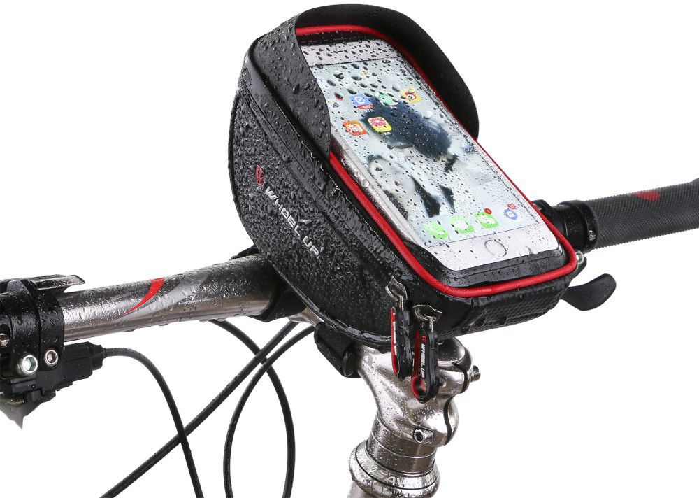 Universele Spatwaterdichte Telefoonhouder Fiets voor Smartphone Rood afbeelding 7