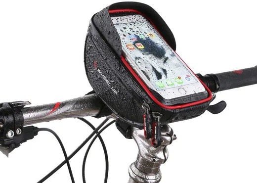 Universele Spatwaterdichte Telefoonhouder Fiets voor Smartphone Rood afbeelding 7