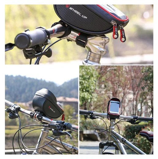 Universele Spatwaterdichte Telefoonhouder Fiets voor Smartphone Zwart afbeelding 12