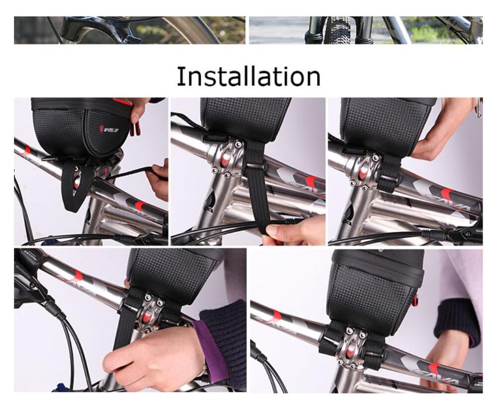 Universele Spatwaterdichte Telefoonhouder Fiets voor Smartphone Zwart afbeelding 13