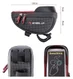 Universele Spatwaterdichte Telefoonhouder Fiets voor Smartphone Zwart afbeelding 3