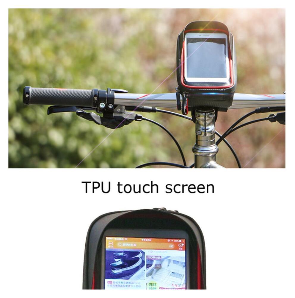 Universele Spatwaterdichte Telefoonhouder Fiets voor Smartphone Zwart afbeelding 5