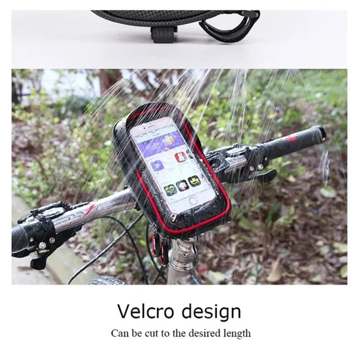 Universele Spatwaterdichte Telefoonhouder Fiets voor Smartphone Zwart afbeelding 9