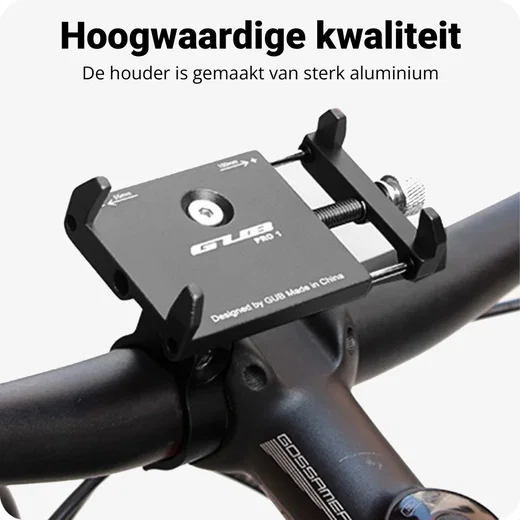 GUB Pro 1 Universele Fiets Telefoonhouder Voor Smartphone Zwart afbeelding 5