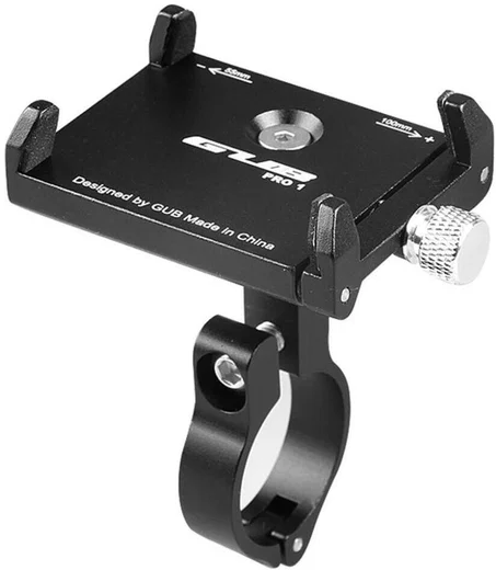 GUB Pro 1 Universele Fiets Telefoonhouder Voor Smartphone Zwart afbeelding 1