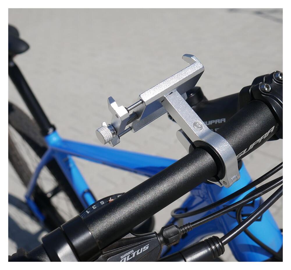 GUB Pro 1 Universele Fiets Telefoonhouder Voor Smartphone Zilver afbeelding 8