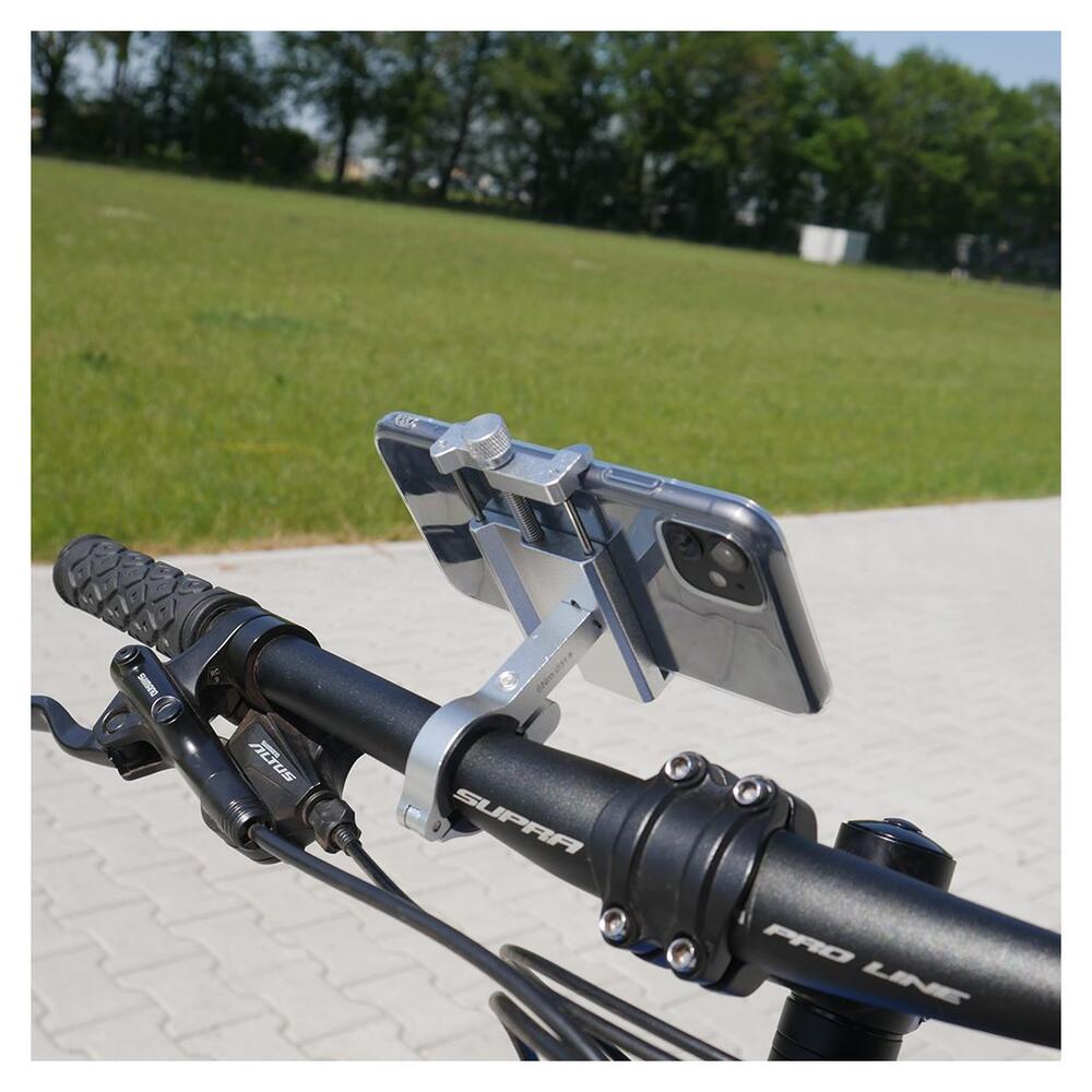 GUB Pro 1 Universele Fiets Telefoonhouder Voor Smartphone Zilver afbeelding 9
