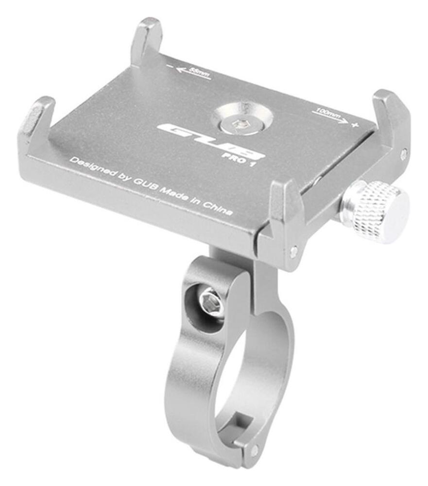GUB Pro 1 Universele Fiets Telefoonhouder Voor Smartphone Zilver afbeelding 1