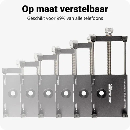 GUB Pro 1 Universele Fiets Telefoonhouder Voor Smartphone Rood afbeelding 3