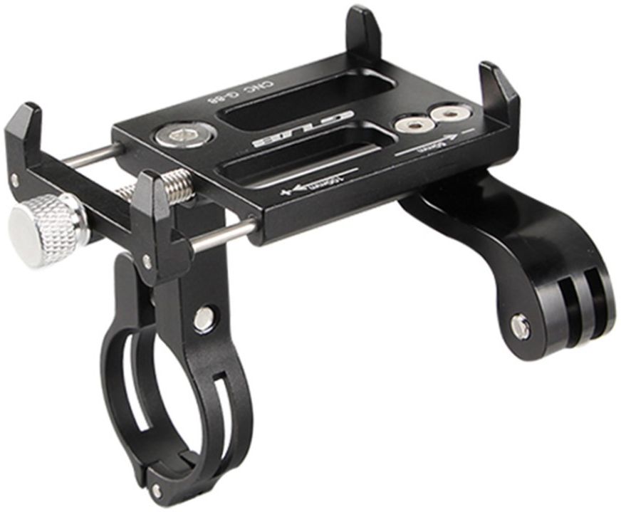 GUB G88 Universele Telefoonhouder Fiets met GoPro Mount Zwart afbeelding 4