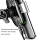 Baseus Gravity Ventilatie Telefoonhouder met Draadloos Opladen Zilver afbeelding 7