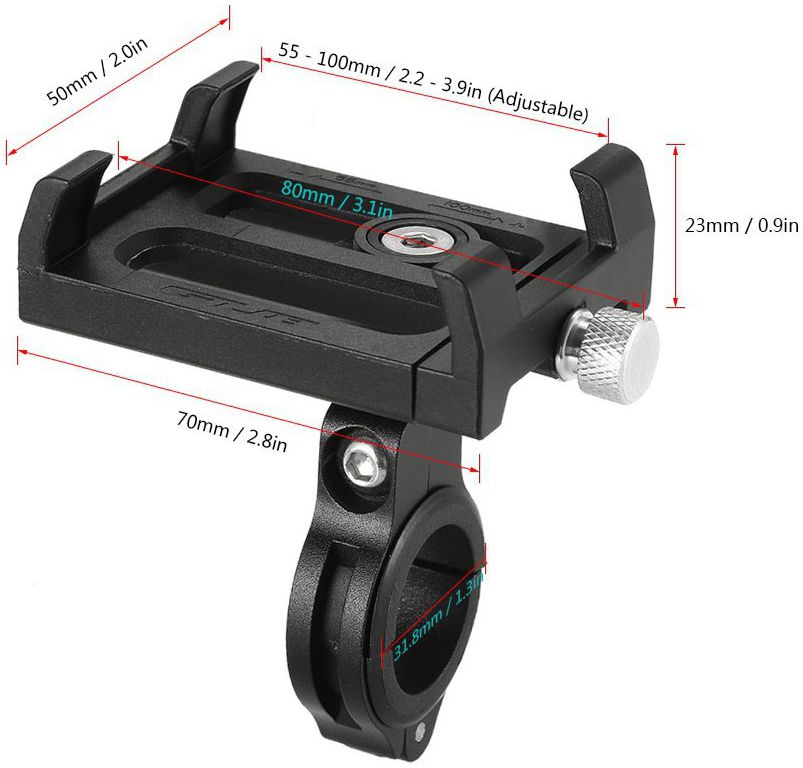 GUB Plus 3 Universele lichtgewicht houder voor Fietsen Draaibaar afbeelding 6