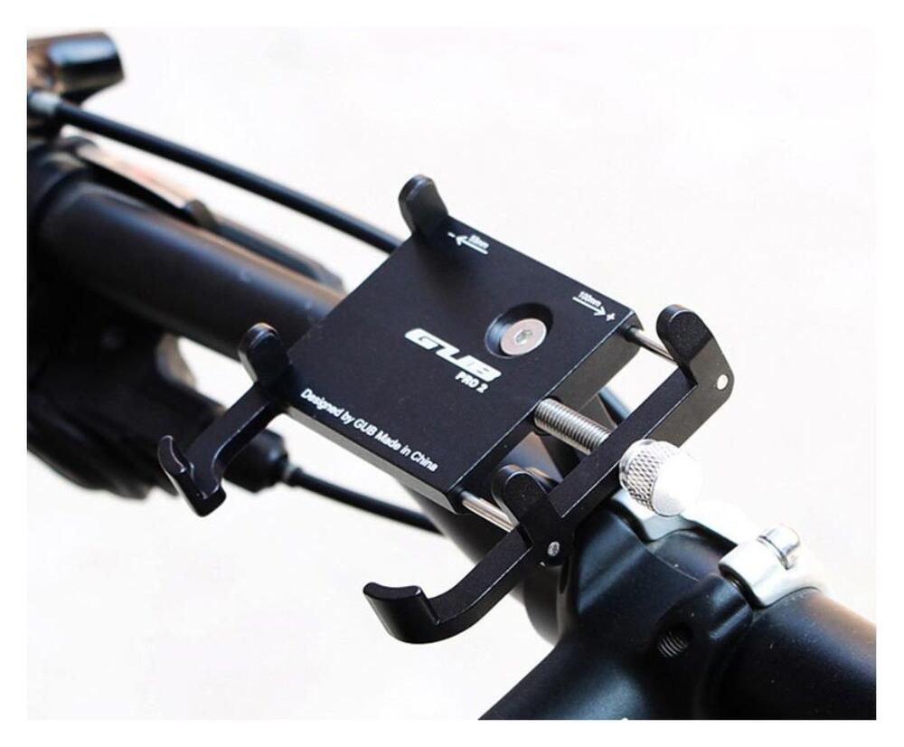 GUB Pro 2 Universele Verstelbare Telefoonhouder voor Fietsen Zwart afbeelding 6