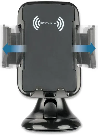 4Smarts VoltBeam Grip Authouder Telefoon met Draadloos Opladen Zwart afbeelding 3