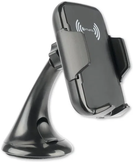 4Smarts VoltBeam Grip Authouder Telefoon met Draadloos Opladen Zwart afbeelding 4