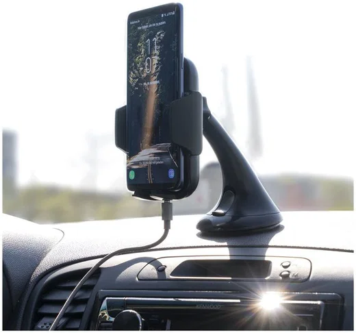 4Smarts VoltBeam Grip Authouder Telefoon met Draadloos Opladen Zwart afbeelding 6