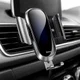 Baseus Future Gravity Verstelbare Ventilatie Telefoonhouder Zilver afbeelding 2