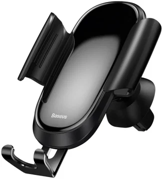Baseus Future Gravity Verstelbare Ventilatie Telefoonhouder Zwart