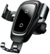Baseus Metal Gravity Ventilatie Telefoonhouder Draadloos Laden Zwart afbeelding 2