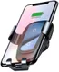 Baseus Metal Gravity Ventilatie Telefoonhouder Draadloos Laden Zwart afbeelding 1