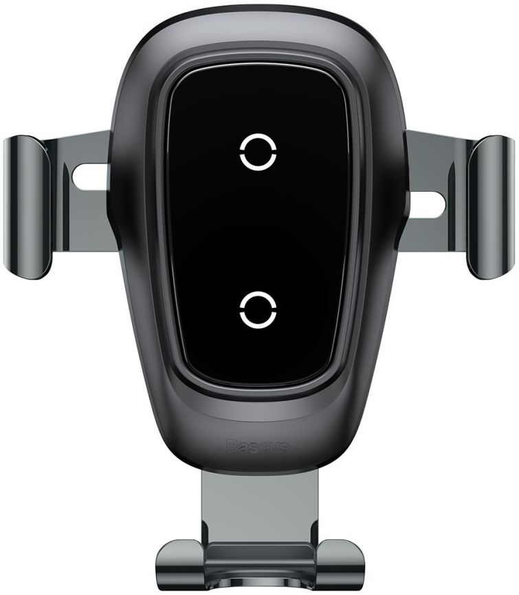 Baseus Metal Gravity Ventilatie Telefoonhouder Draadloos Laden Zwart afbeelding 6