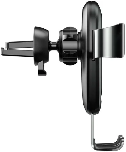 Baseus Metal Gravity Ventilatie Telefoonhouder Draadloos Laden Zwart afbeelding 7