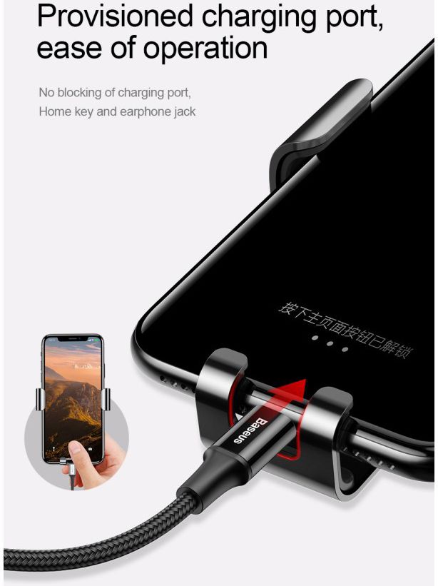 Baseus Metal Age Gravity Smartphonehouder Dashboard Auto Grijs afbeelding 24