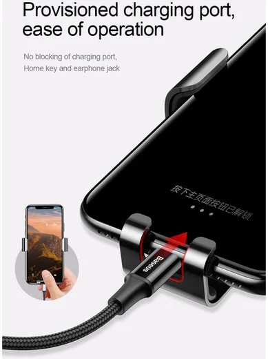 Baseus Metal Age Gravity Smartphonehouder Dashboard Auto Grijs afbeelding 24