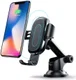 Baseus Gravity Telefoonhouder met Zuignap Draadloos Opladen Zwart afbeelding 1