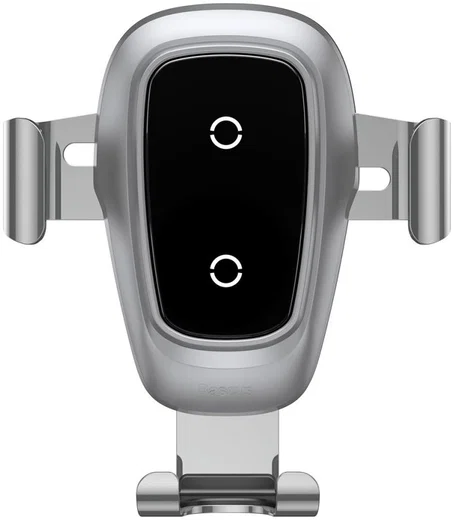 Baseus Metal Gravity Ventilatie Telefoonhouder Draadloos Laden Zilver afbeelding 5