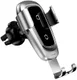 Baseus Metal Gravity Ventilatie Telefoonhouder Draadloos Laden Zilver afbeelding 7