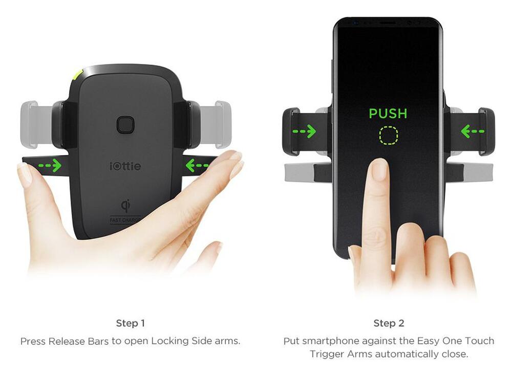 iOttie Easy One Touch 4 Fast Charge Ventilatieroosterhouder afbeelding 9