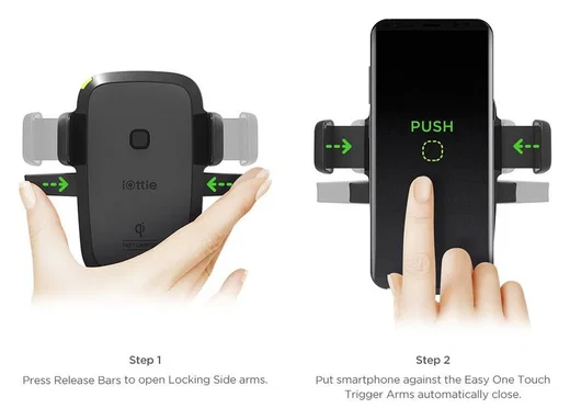 iOttie Easy One Touch 4 Fast Charge Ventilatieroosterhouder afbeelding 9