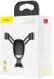 Baseus Mini Gravity Ventilatierooster Autohouder Zwart afbeelding 9