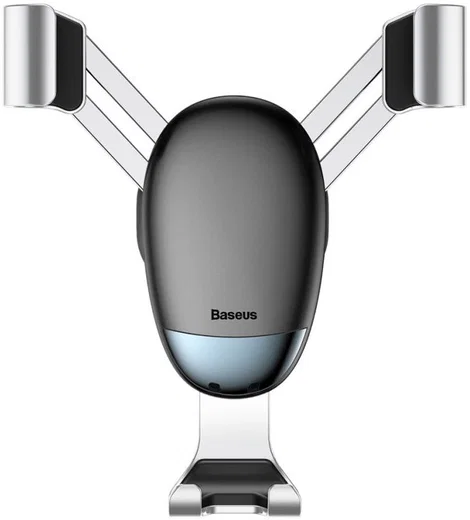 Baseus Mini Gravity Ventilatierooster Autohouder Zilver afbeelding 2