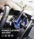 Ringke Power Clip Wing Ventilatie Telefoonhouder Car Mount Zwart afbeelding 2