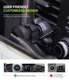 Ringke Power Clip Wing Ventilatie Telefoonhouder Car Mount Zwart afbeelding 4
