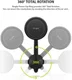 Ringke Power Clip Wing Ventilatie Telefoonhouder Car Mount Zwart afbeelding 6